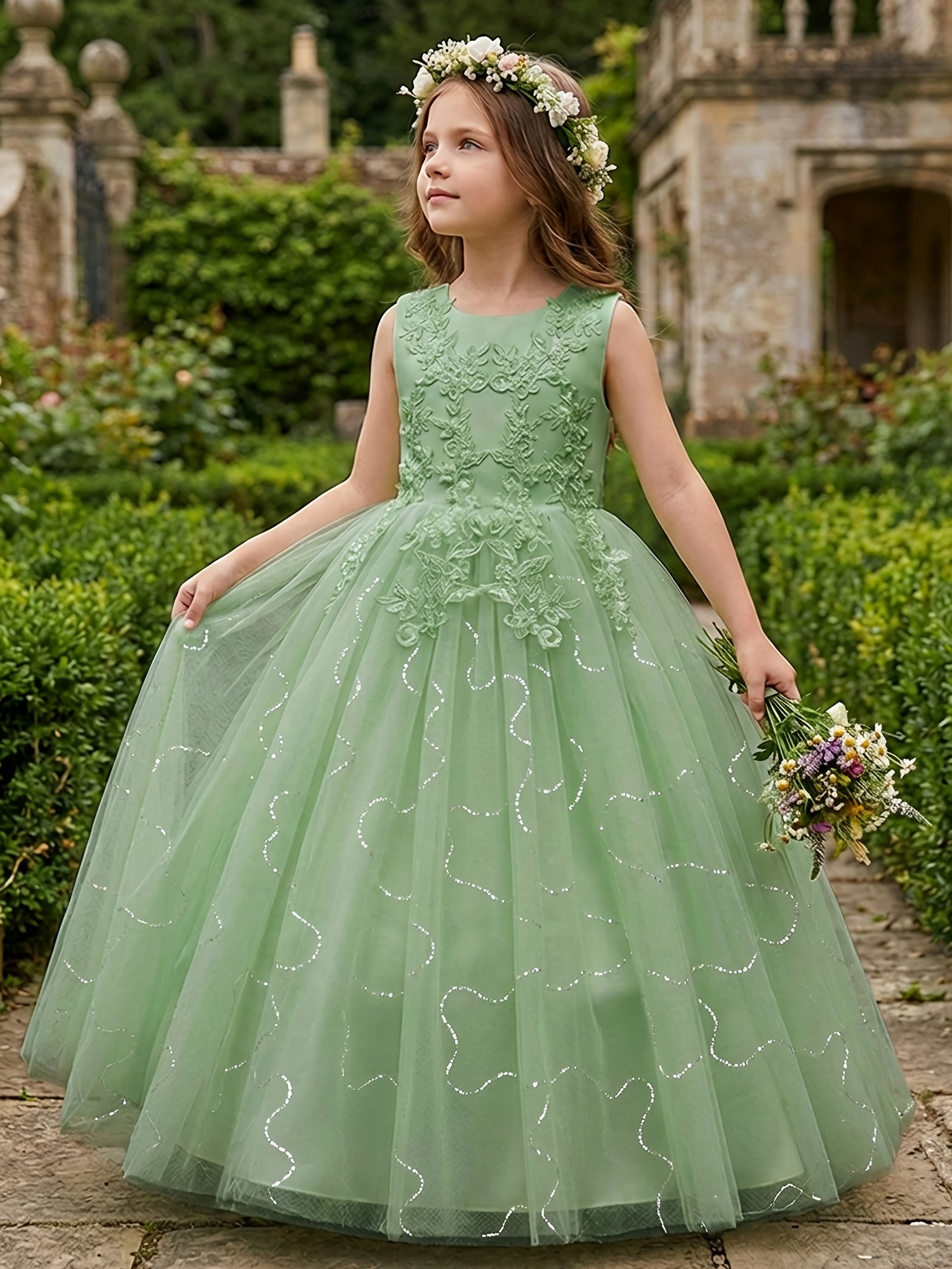lace dress birthday Girls Dress, Lace Flower Girl Dress, Girls Dress, Girls Lace Dress,easter  Dress,brown Lace Dress,rustic Flower Girl Dress,birthday Dress 40