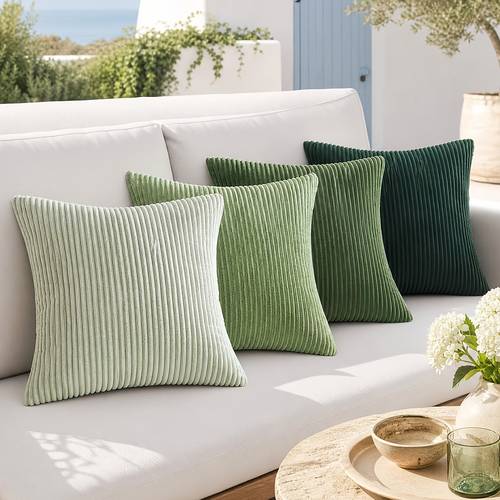imagen del artículo 4 piezas, fundas de cojín boho , fundas de almohada de a rayas con cremallera , 16×16/18×18/20×20 pulgadas fundas de cojín para , retro para de granja, dormitorio, sofá, decoración , sin rellenos de almohada