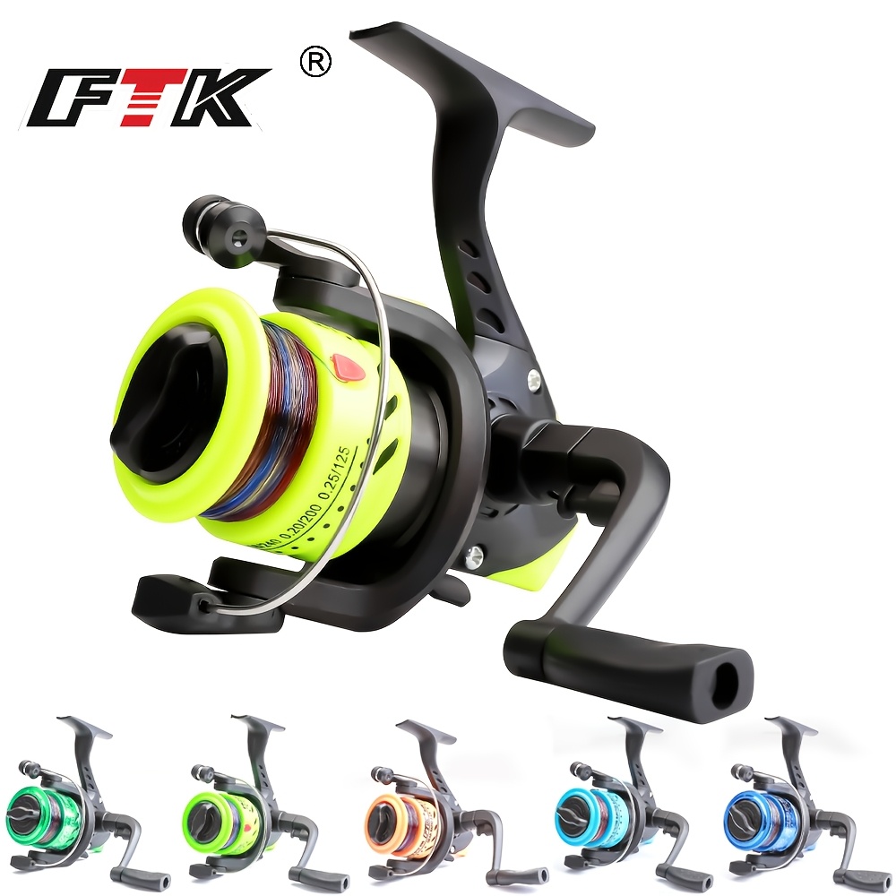 

Ftk Ultralight Fishing Reel, Graphite & Metal Fiber Construction, Pvc & Metal Body, With Collapsible Handle, For Ice & Winter Fishing, Ideal For Thanksgiving, Christmas, Halloween