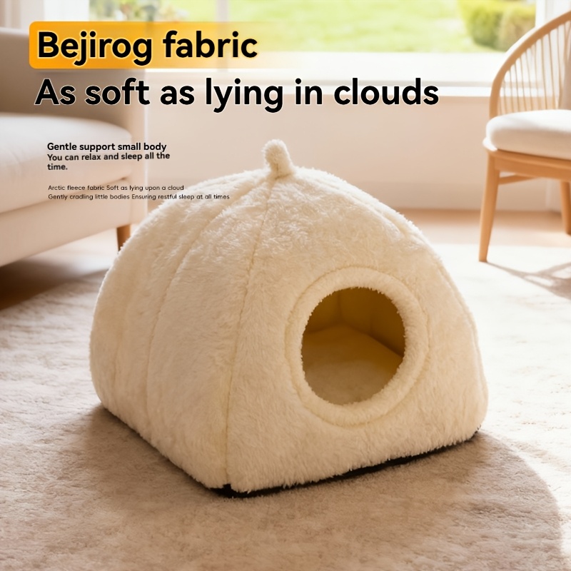Warm Cozy Cat'S Bed & Small Nest - Assembly, -Fit Den for Rabbits, - Pet Suitable for Cats, Holland Little, Rabbits - Cozy Hideout