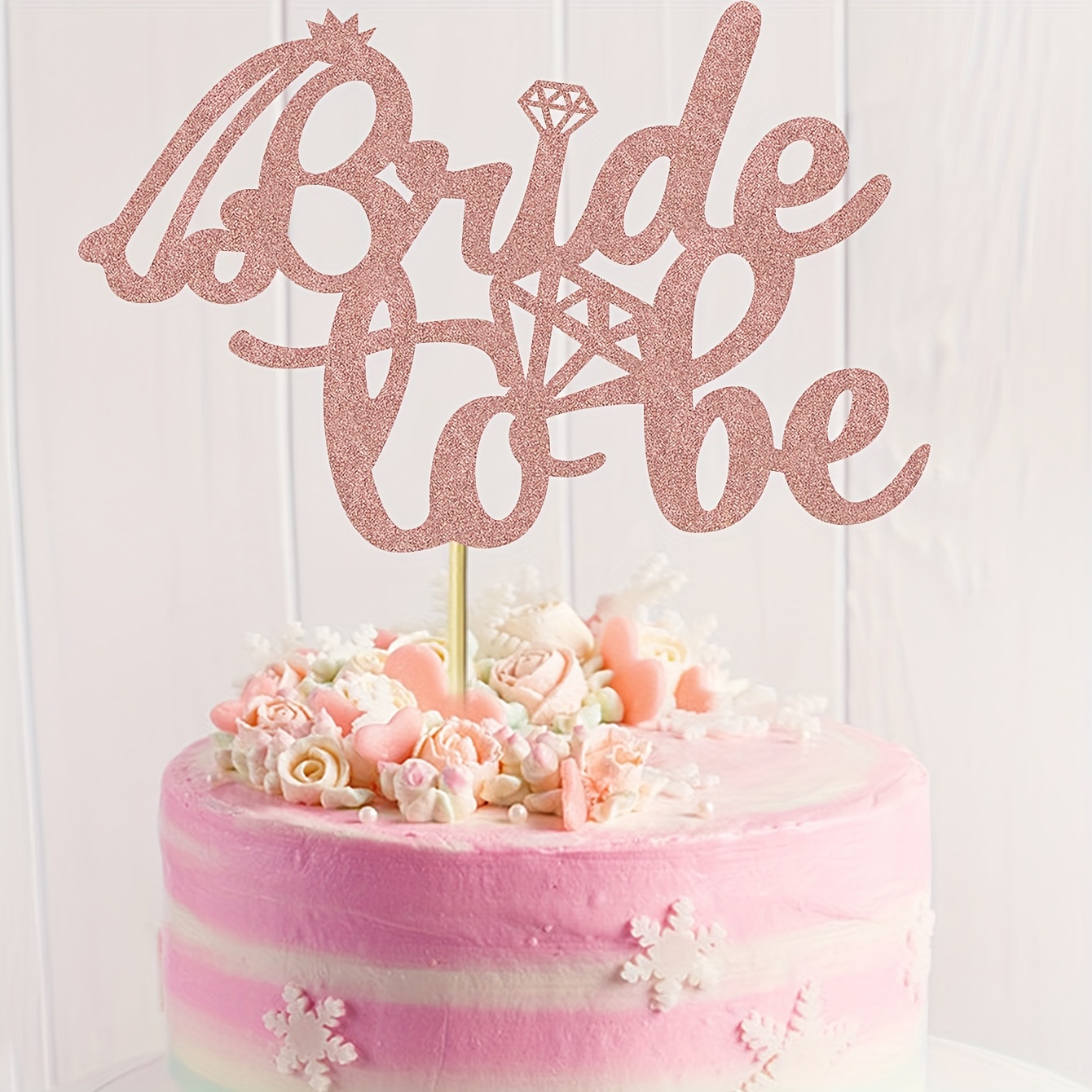 Love Is In Bloom Tortenaufsatz Aus Holz – Romantische Kuchendeko Für Hochzeit, Verlobung & Brautparty