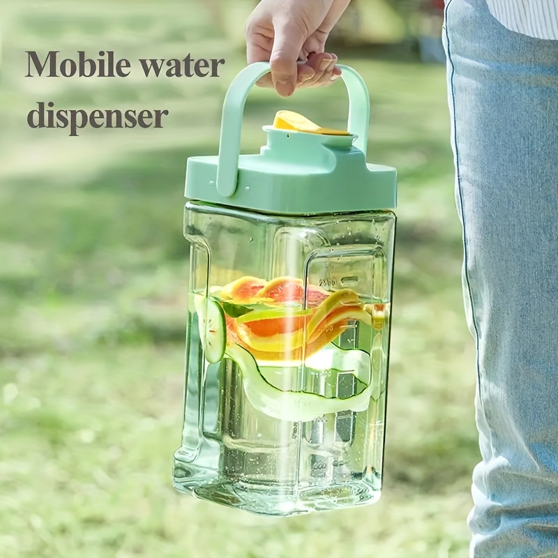 3 5l portable water dispenser 2 colors available 1 in light green abs material perfect for home office or on the go details 2