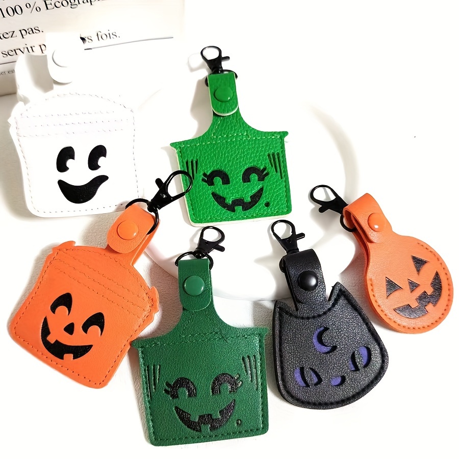 

Halloween Series Positioning Protective Cover Multi-functional Card Holder Protective Cover Anti-lost Key Decoration Pendant