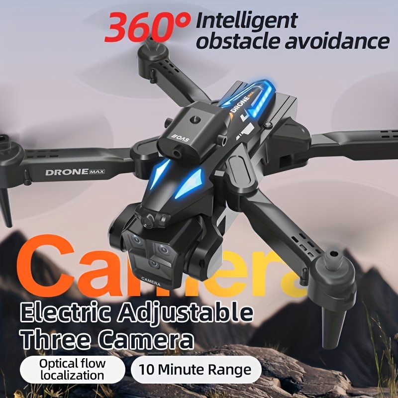 2025 C10 Professional Drone Toy, with Aerial Photography Three-Axis Gimbal, with App Control, FPV Real-time Video RC Quad-axis Toy Aircraft, Automatic Hovering,, Suitable for Festival Toy Gifts