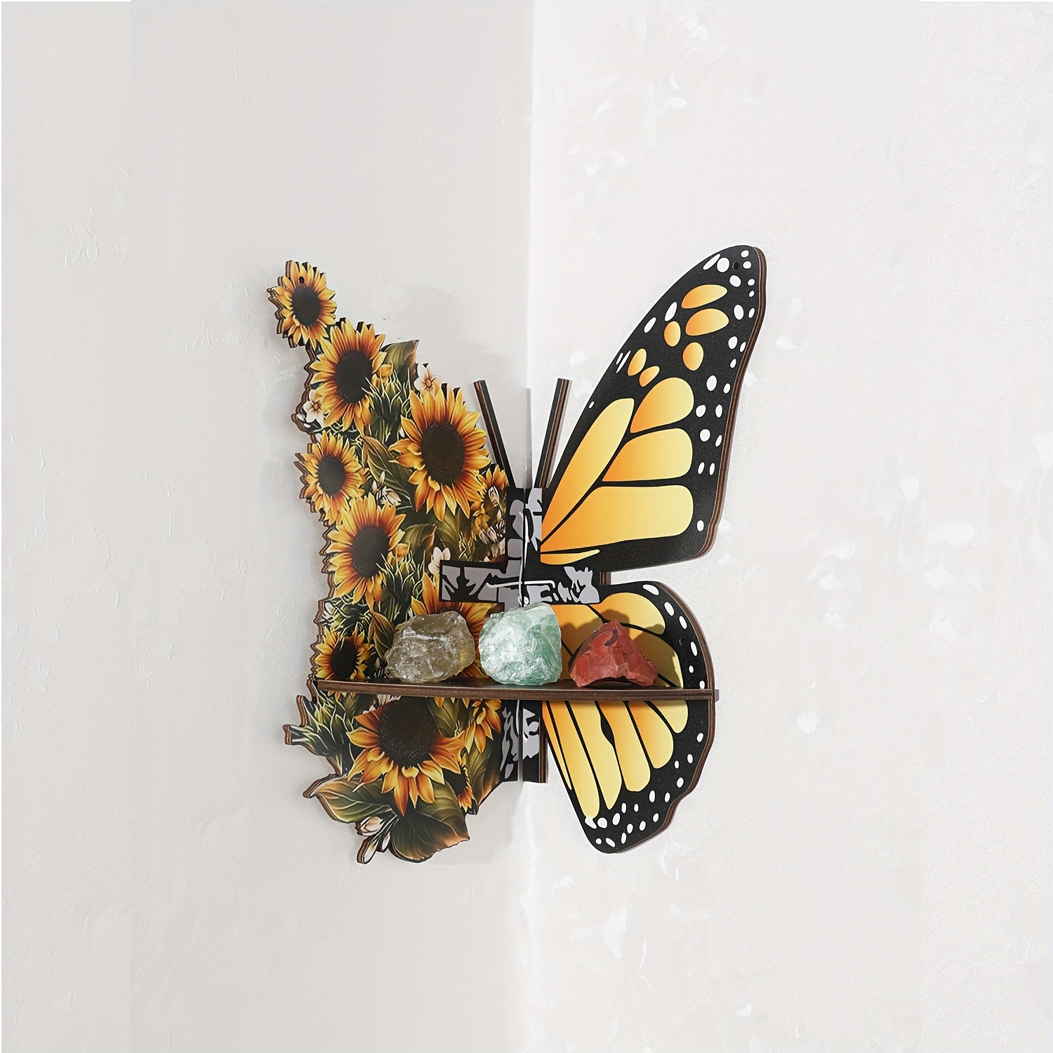 DECORAZIONE DA PARETE MONARCA farfalle decorative installazione