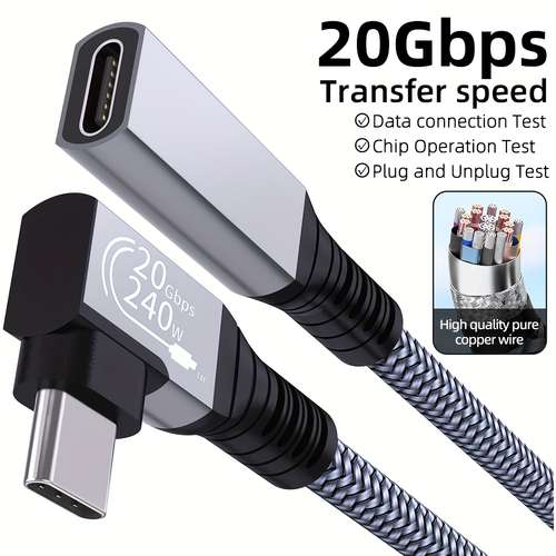 Cavo Magnetico USB C 60W 7 Pin Piatto, Con 2 Adattori Tipo C, Rotazione 540°, Ricarica Rapida E Dati Per Galaxy S23, 2m