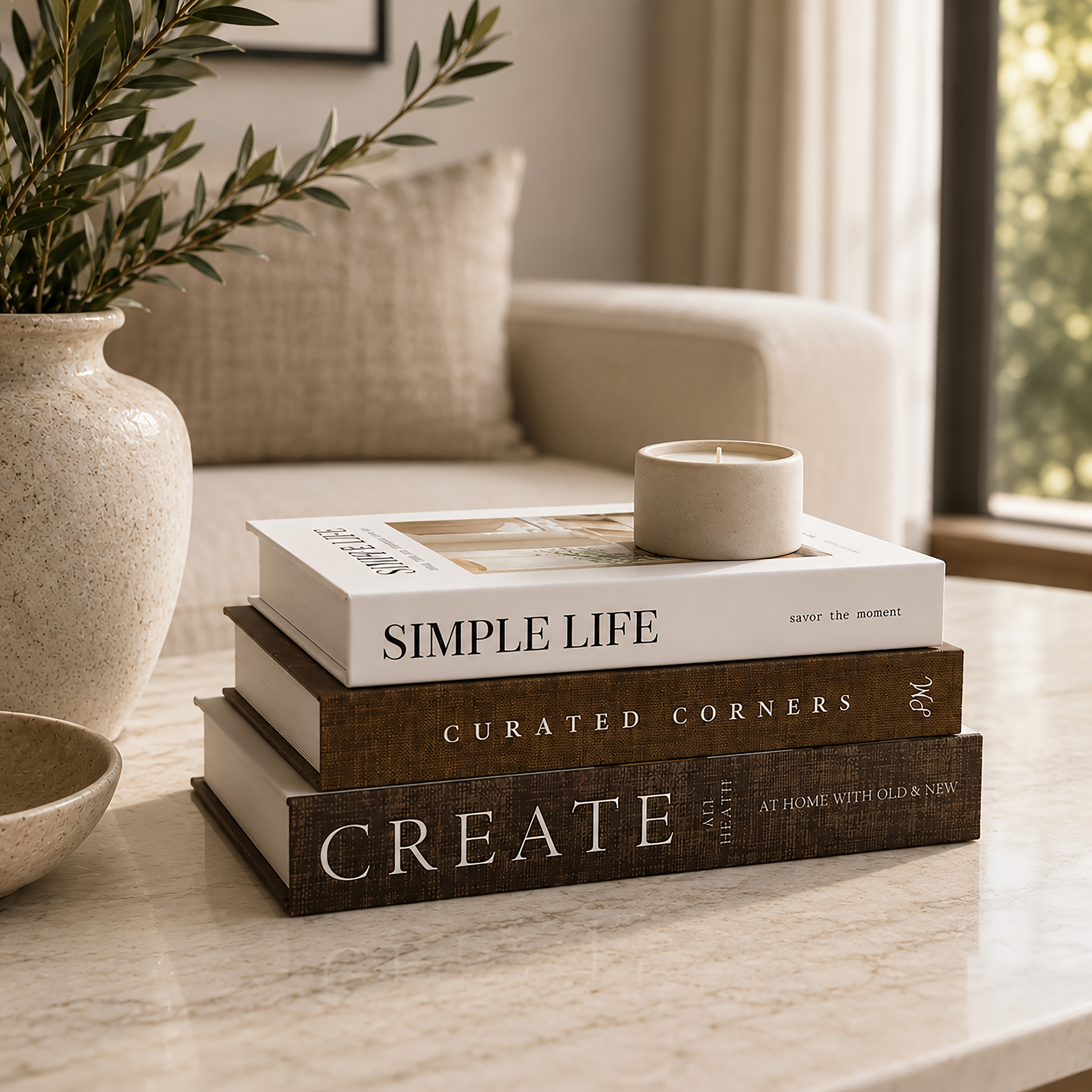 TEMU 3 Sets Of Elegant Decorative Books, With Decorative Ornaments, Suitable For Bookshelf Decoration Room, Bedroom Or Study Room, A And Atmosphere,
