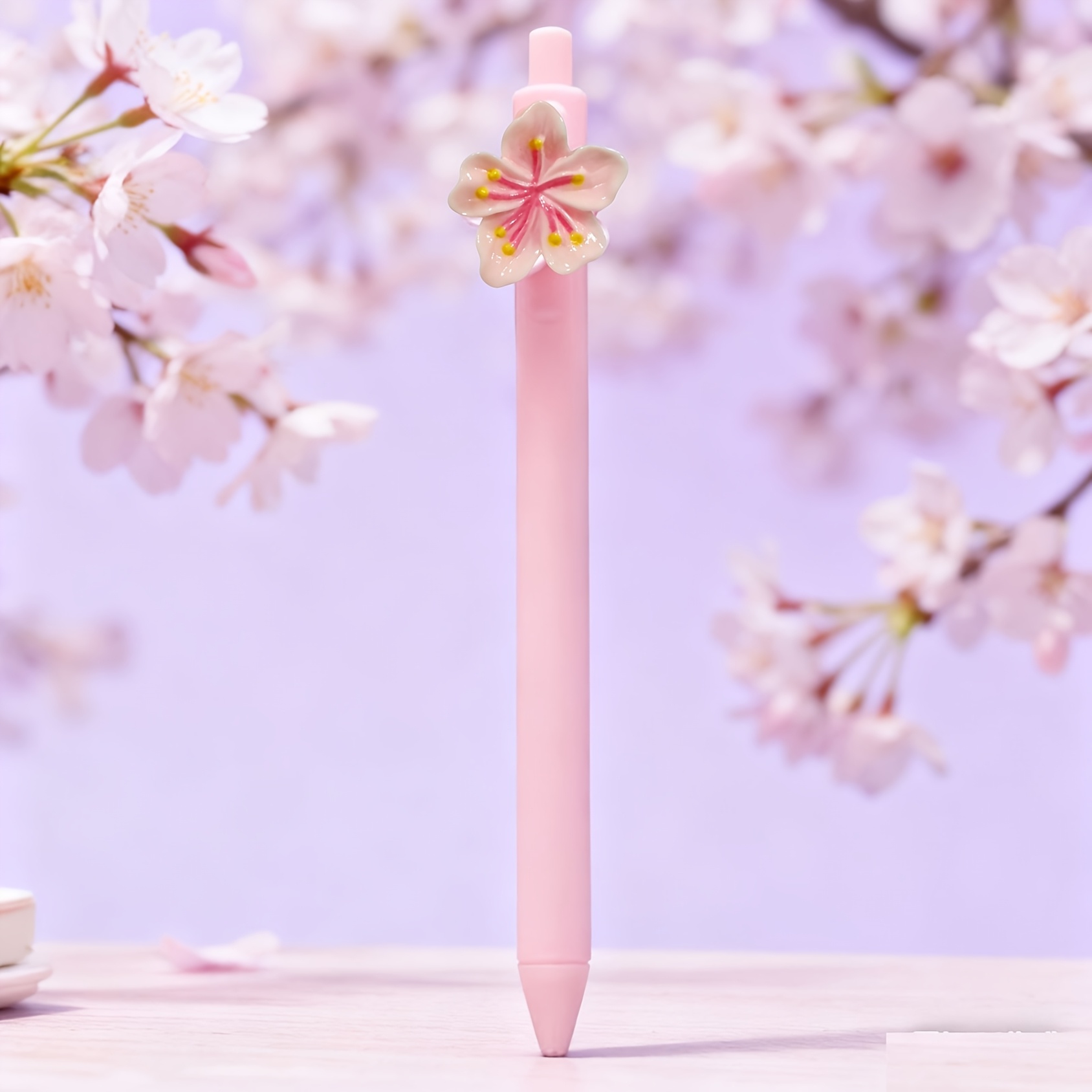 This Cherry -themed Ballpoint Pen Features A Colorful Cherry Tip And 0.5mm Black St Refills, Making It Perfect As , Office, Home, Or Student Prize, Or A Professional Gift