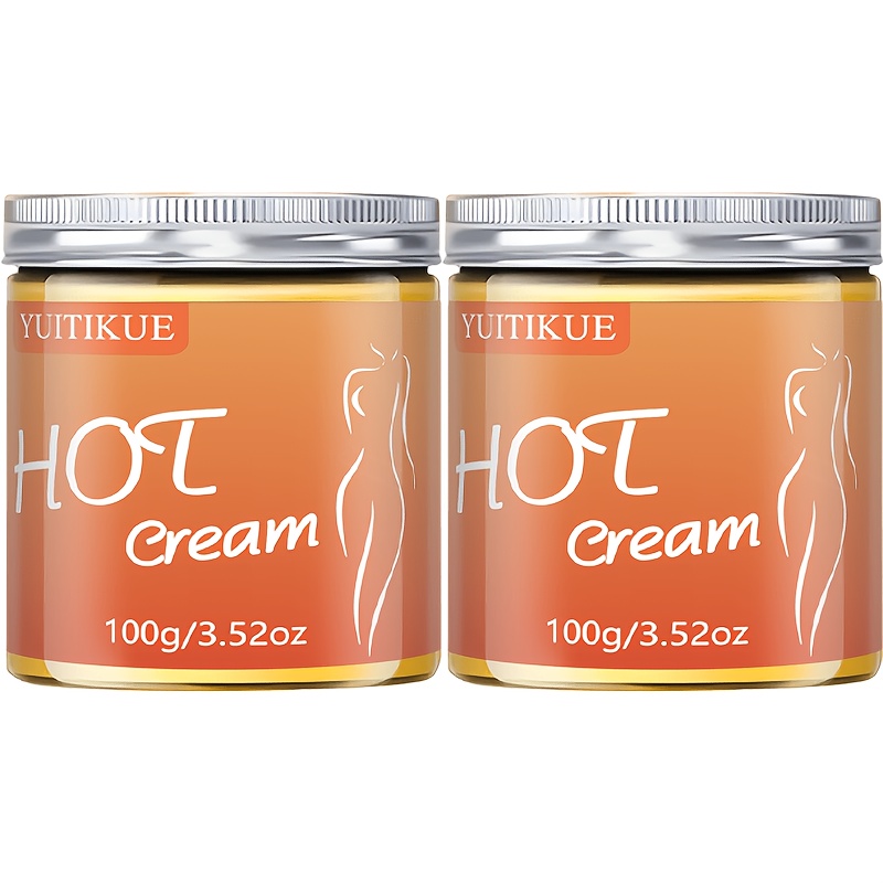 Image of [100g*2pcs - Hot Cream] | Has Firming, Lifting, And Tightening Effects On The Skin | Suitable For The Abdomen, , Legs, Thighs, And . Leaves Skin Smooth In 7 Days. When Used Before Exercise.
