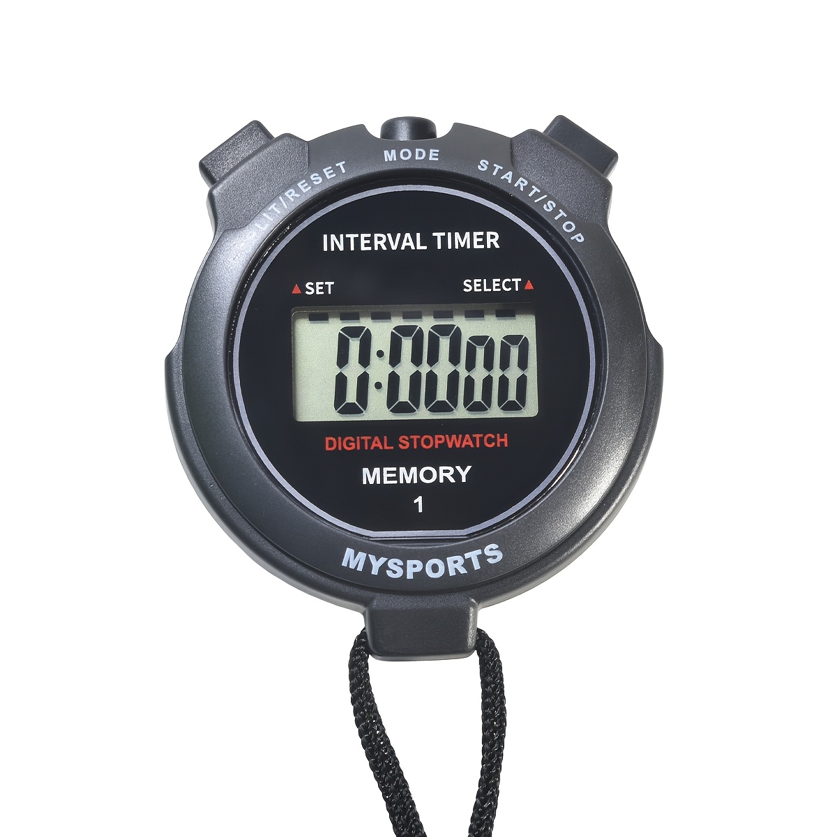 3 in 1 fitness timer stopwatch daily alarm clock and clock suitable for home fitness and daily exercise learning and daily timing