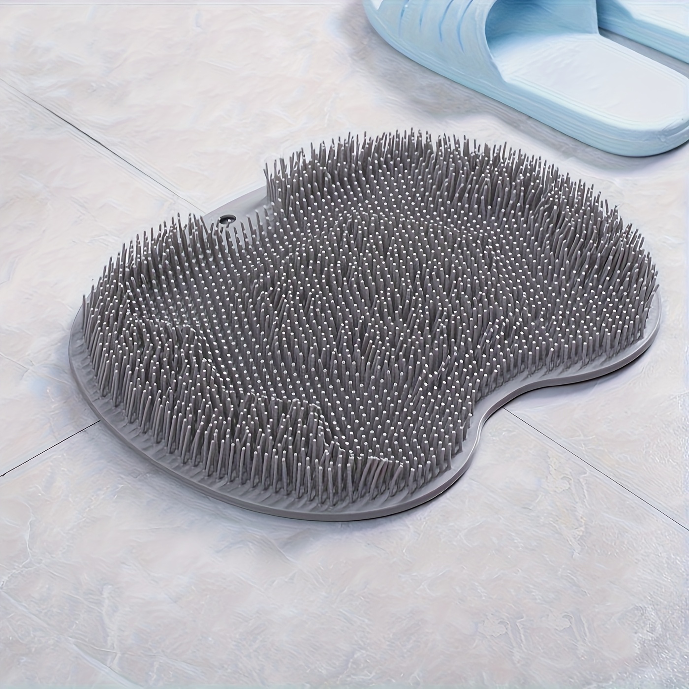 TEMU Foot And Back Scrubber, Silicone Bath Massage Pad, Wall Mounted Body Back Scrubber, Silicone Bath Massage Pad Brush With Non-slip Suction Cup,