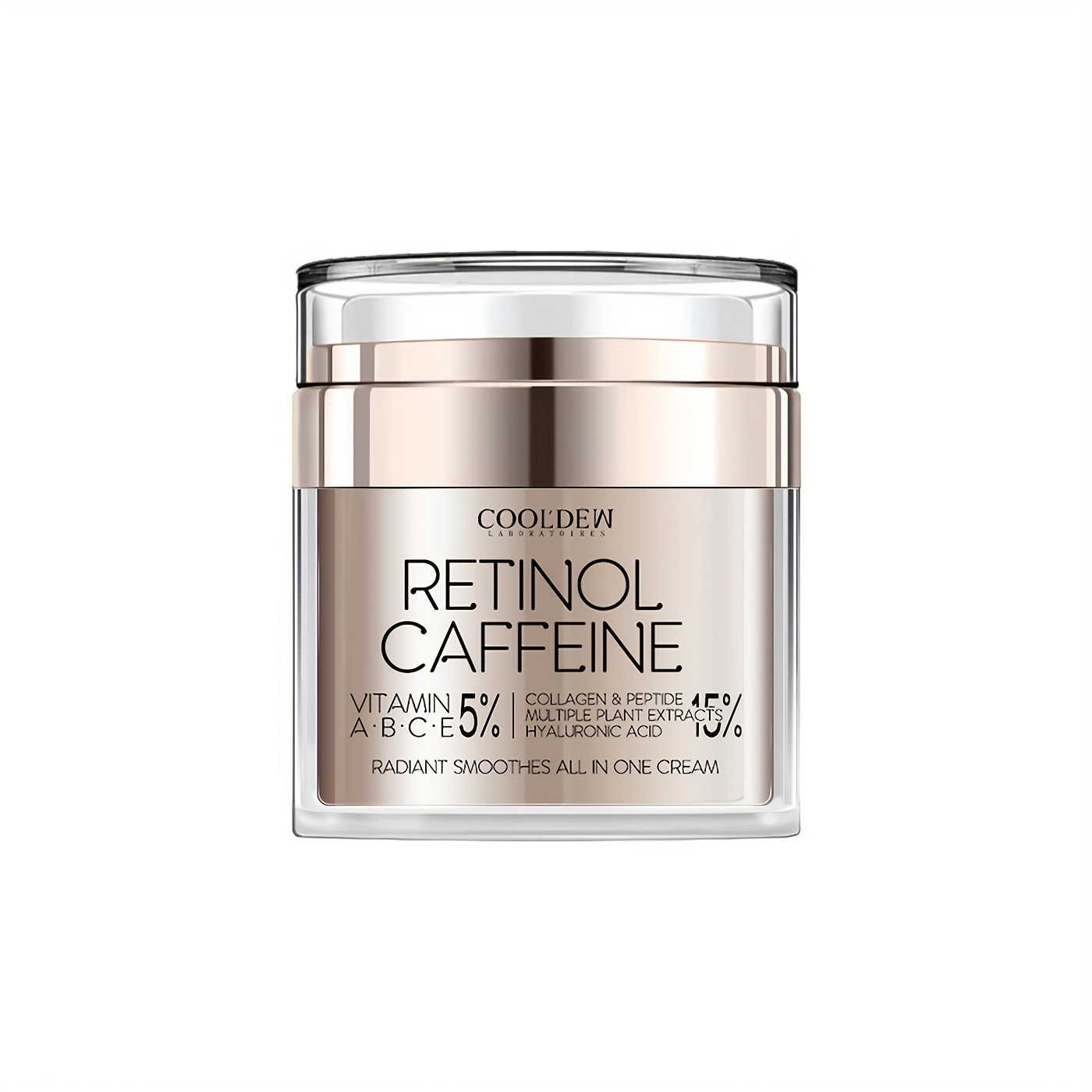 Image of Cccldew 50ml Retinol Face Cream With Vitamin C+e And Hyaluronic Acid For Moisturizing, Rich In Collagen And Multiple Plant Extracts To And Look And More