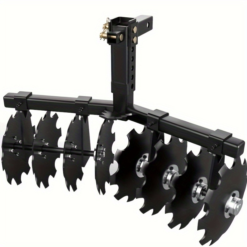 

32" Cut Width Disc Plow Harrow W/ Universal 2" Receiver Mount For Atv/ Utv Heavy