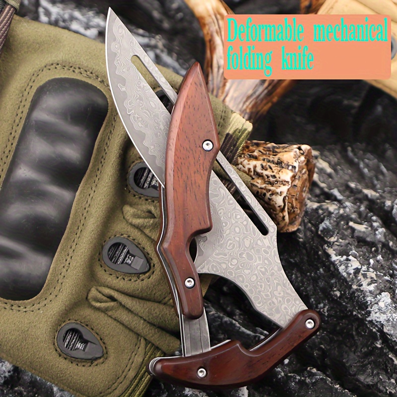 

1pc Folding Knife Outdoor High Hardness Sharp Camping Knife Fruit Knife Edc Multi-function Folding Knife Survival Knife