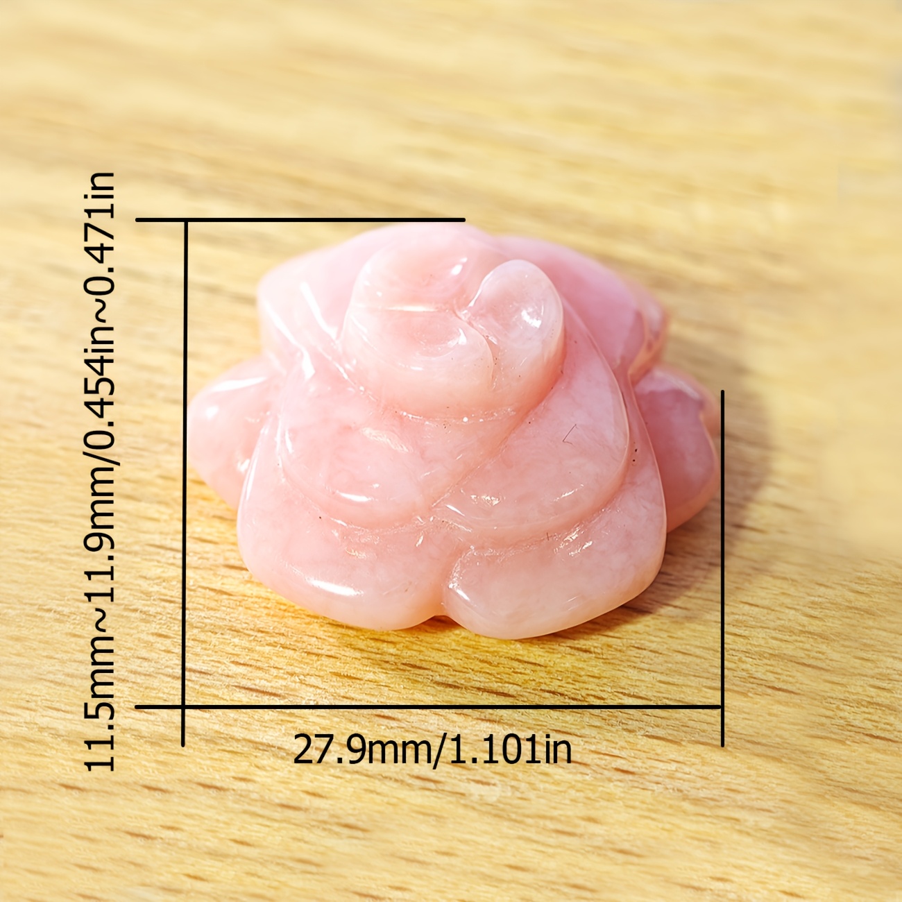 Natural Pink Opal Loose Stone High End High Jewelry Accessories