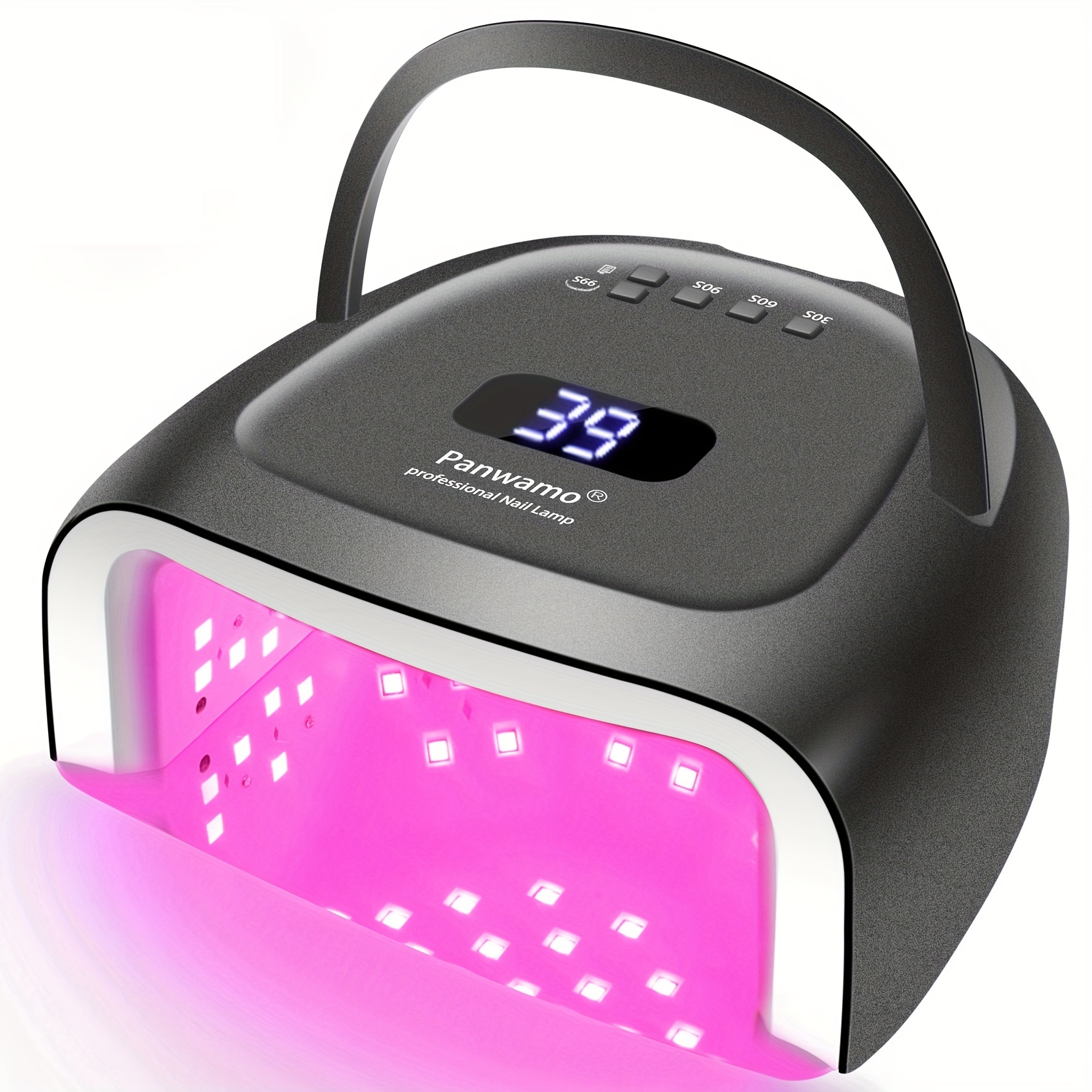 

Rechargeable Uv Light For Nails, Cordless Uv Led Nail Lamp With 42 Beads, Portable Nail Dryer, Professional Gel Nail Lights Nail Art Manicure Tools Black