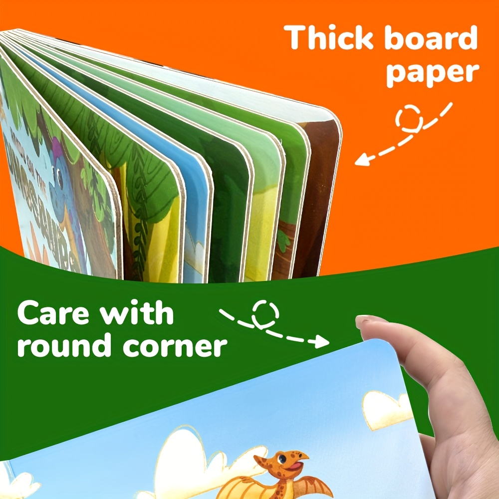 Touch Sensing Book for Children, Dinosaurs Learning Adventure