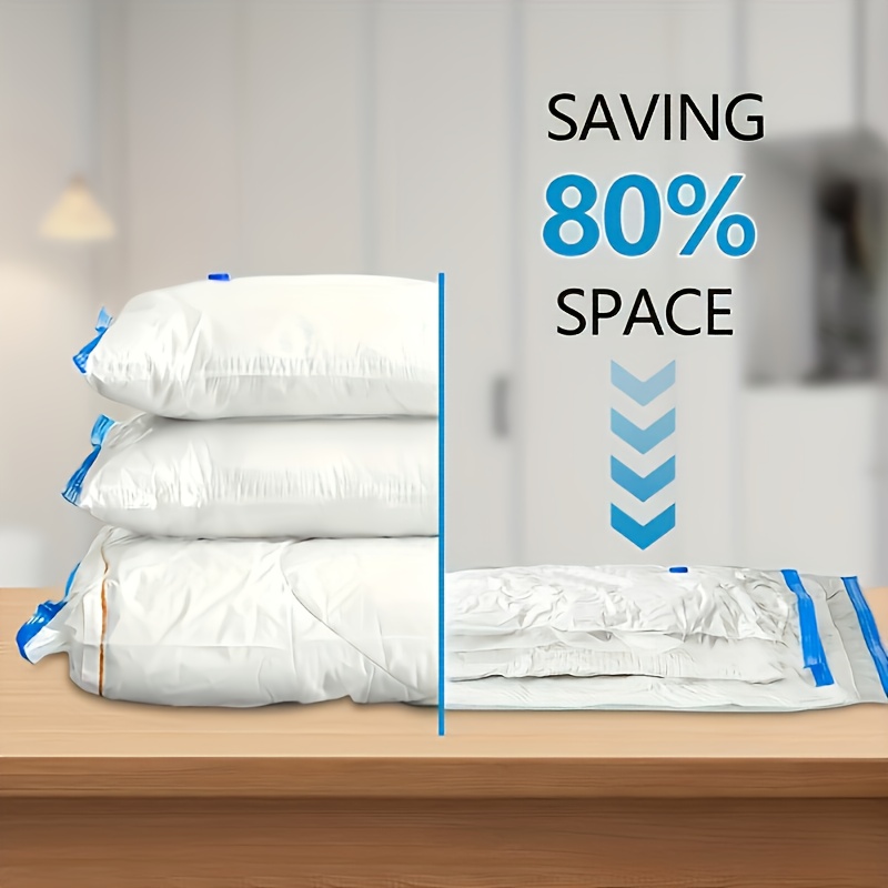 15pcs Vacuum Compression Bags Set with Manual Air Pump
