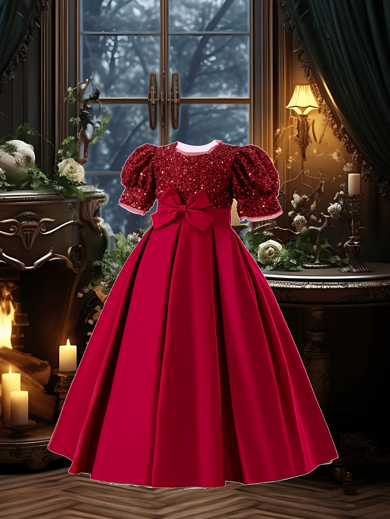 green emerald velvet dress Samantha Blake 1025 Girls Long Pageant Dress Ruffle Layers One Shoulde