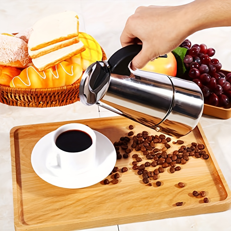 Stainless Steel Coffee Pot Percolator for Stovetop Brewing