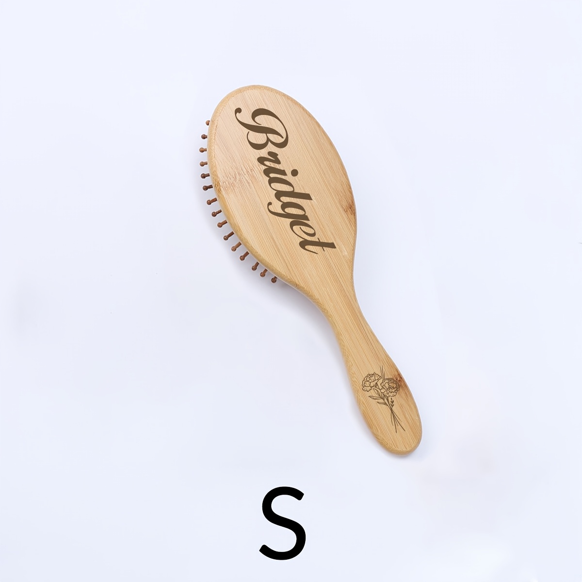 E-shop Massagekämme mit individuellem Namen, personalisierte gravierte Holzbürste, personalisierte Haarkämme für Frauen, personalisierbare einzigartige