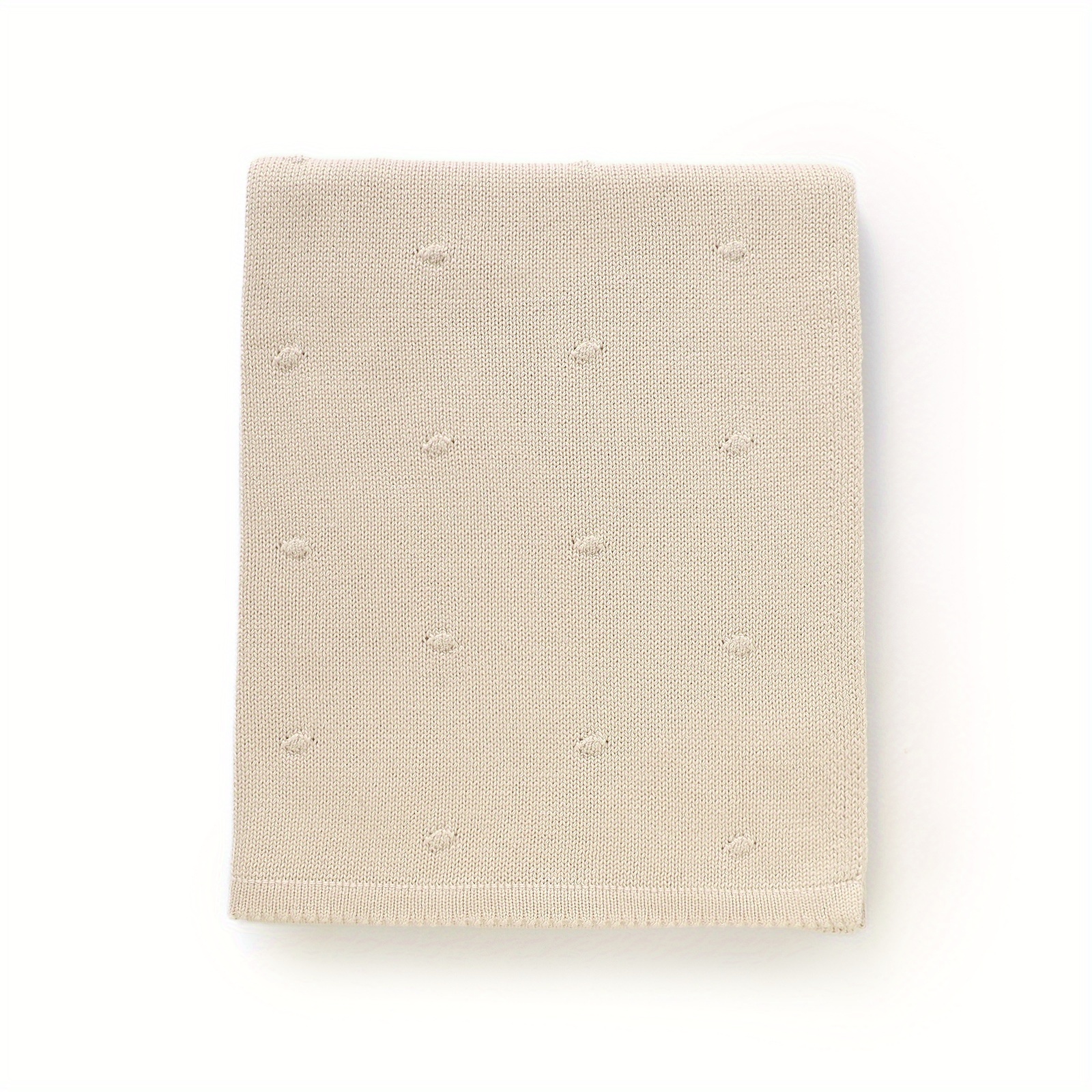 Multi-Purpose Minimalist Solid Color Knitted Blanket