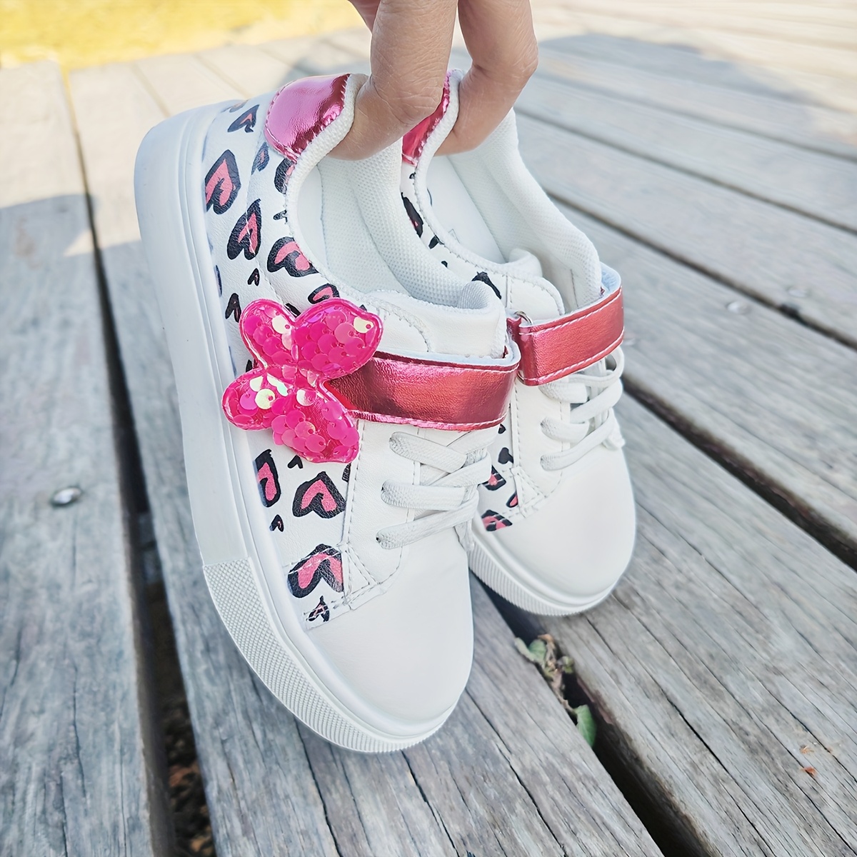 Leuke Meiden Schoenen In Love With You Wit (Maat: 33) Meisjes