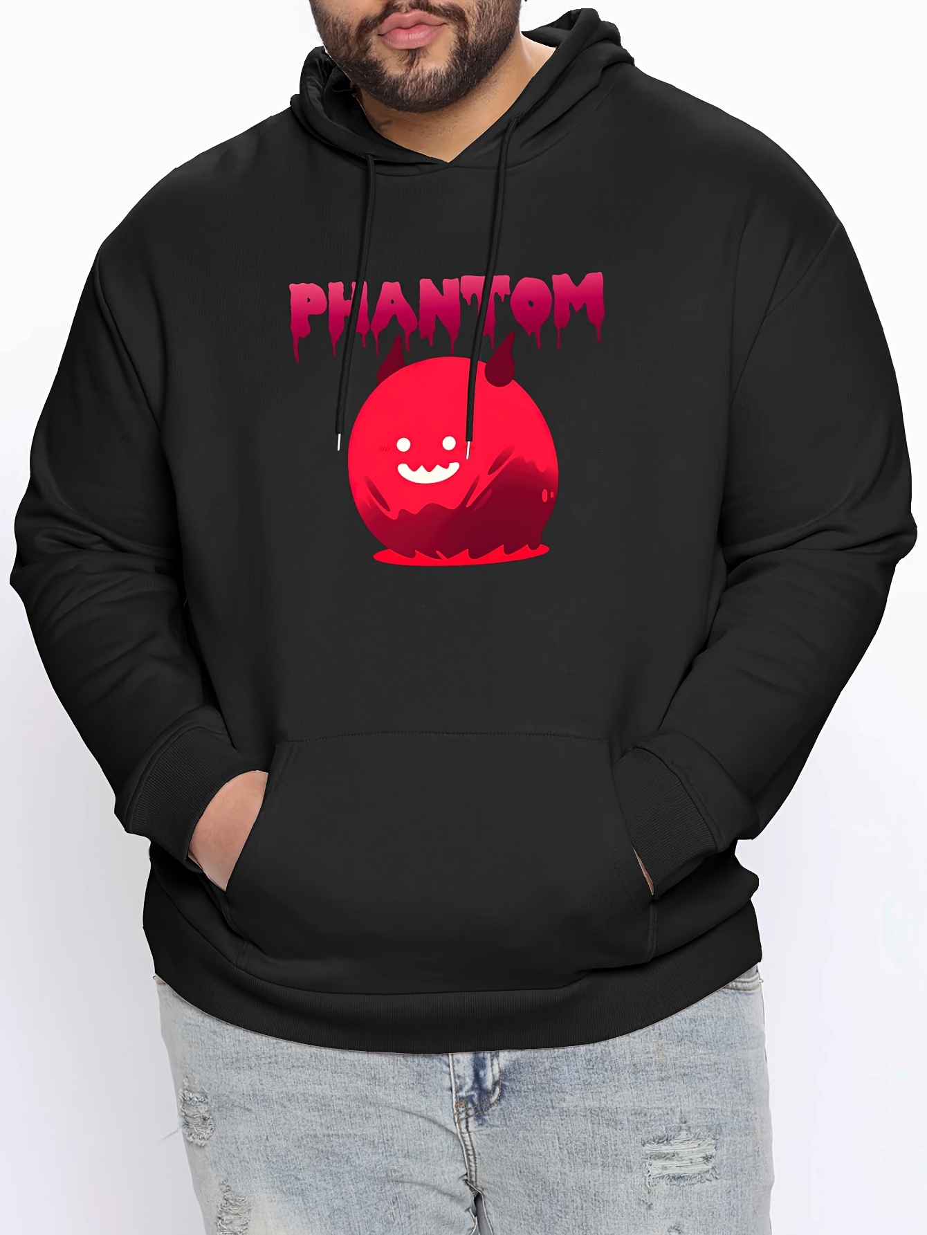 Phantom Hoodie - Black/Red