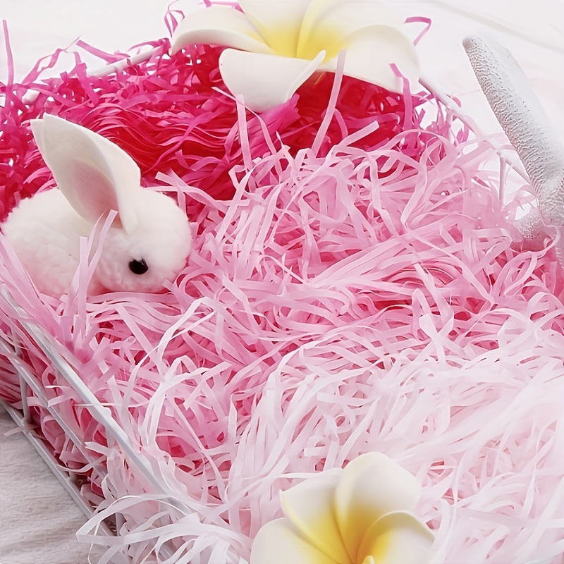 200g Pack Rainbow Paper Shredded Filler - Recycled Decorative Nylon Yarn for Gift Baskets, Box Stuffing, Crafts & Party Supplies, Mixed Colors, Durable & Versatile, Craft Supplies, Vibrant Colors, Craft Enthusiasts