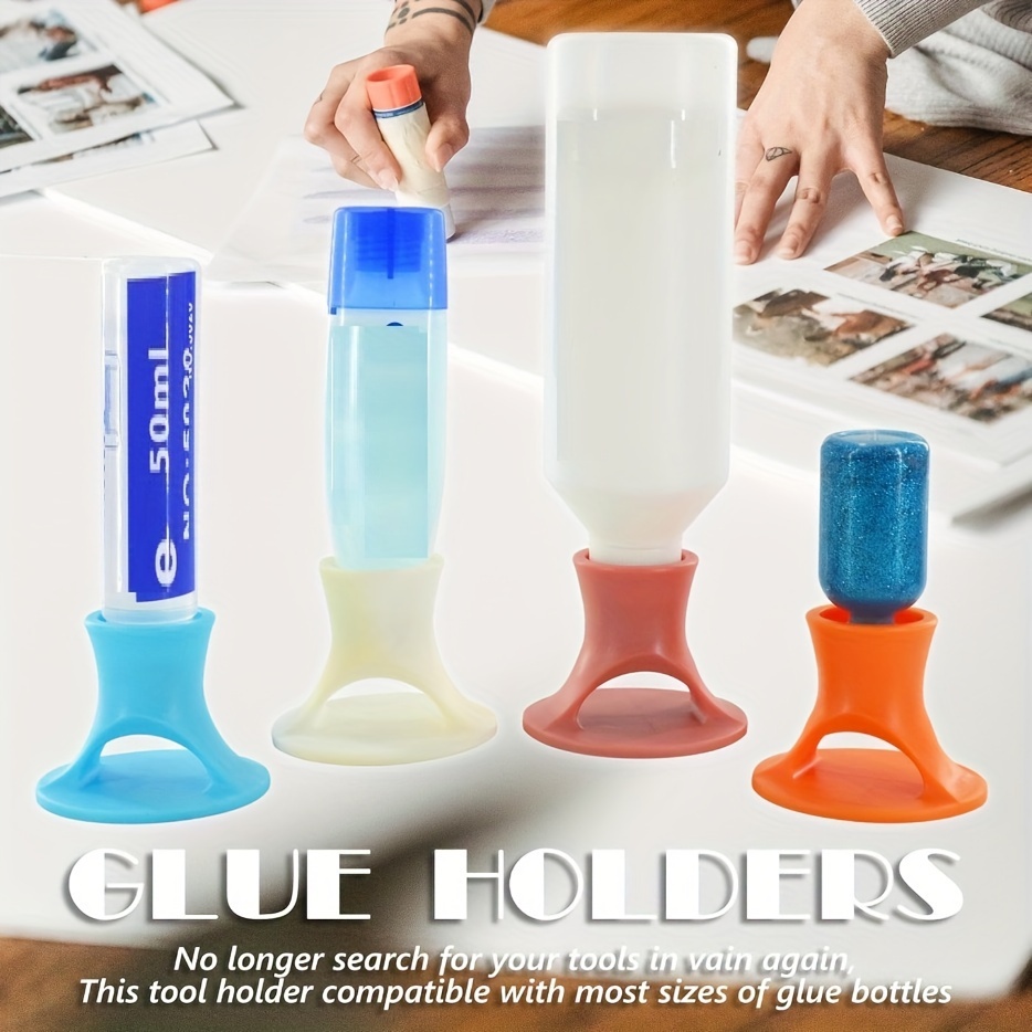 

Heavy Duty Glue Holder Glue Boule Holder Universal Mini Glue Holder Stable Buse Heavy Duty Craft Liquid Container