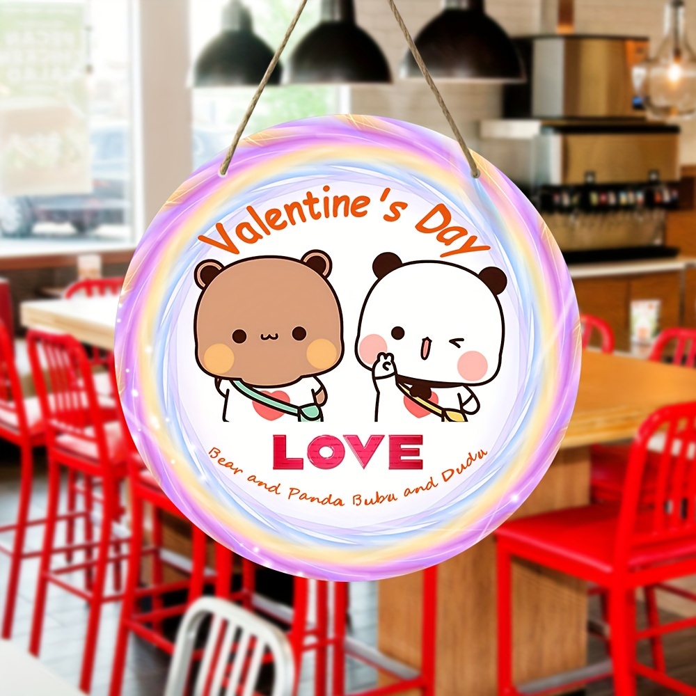 Panda Bär Umarmung Bubu Dudu Valentinstag Lustiges Geschenk Unisex