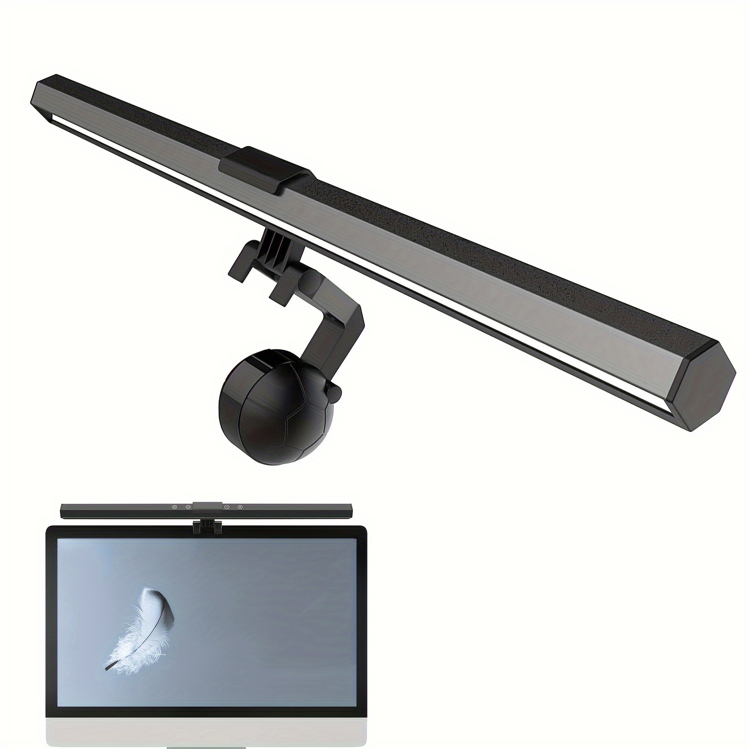 Computer Monitor Light Bar Anti-Blue Light, Dimmable Monitor Light with 3  Modes Color Temperature, USB Powered Led Computer Light, No Screen Glare Monitor  Lamp Bar for Office/Home/Desk 
