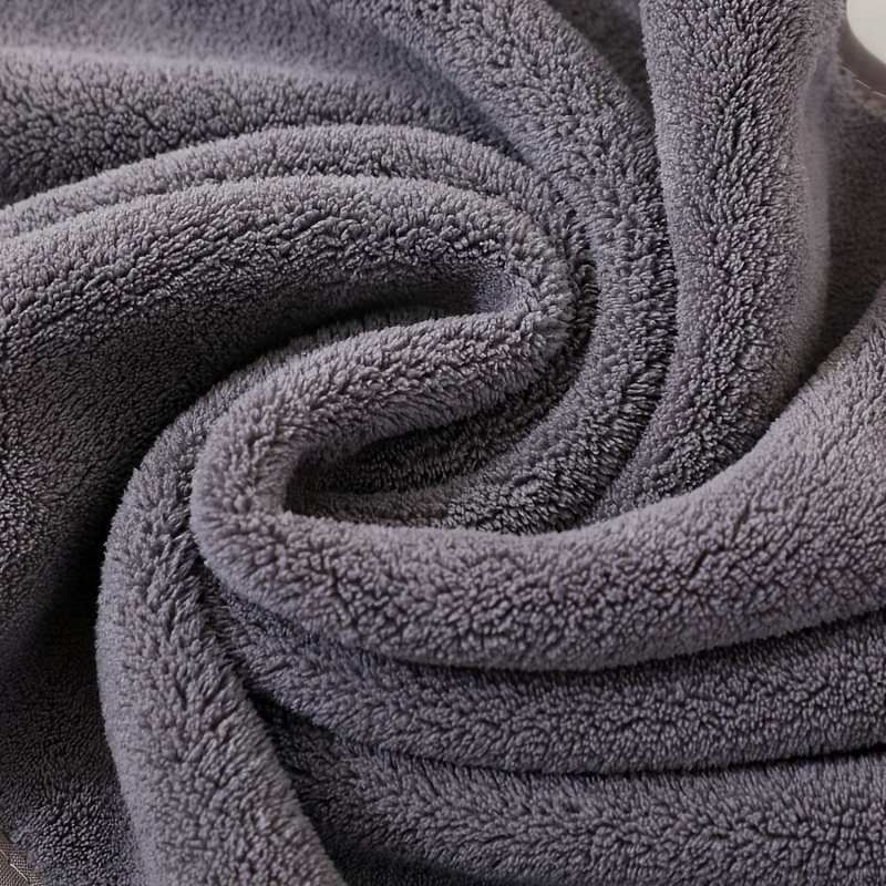 MIANDUDU 10pcs Luxury Microfiber Towel Set - Quick-Dry, Large Bath & Hand Towels (16.5"x27.5"/42x70cm) with Red Border & Golden Crown Logo