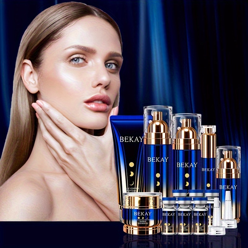 12Pcs Peptide Skin Care Gift Set Day Night Skin