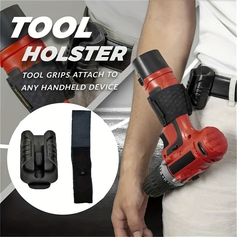 

Multi-functional Portable Drill Holster With Waist Tool Organizer, Plastic Material With And Belt