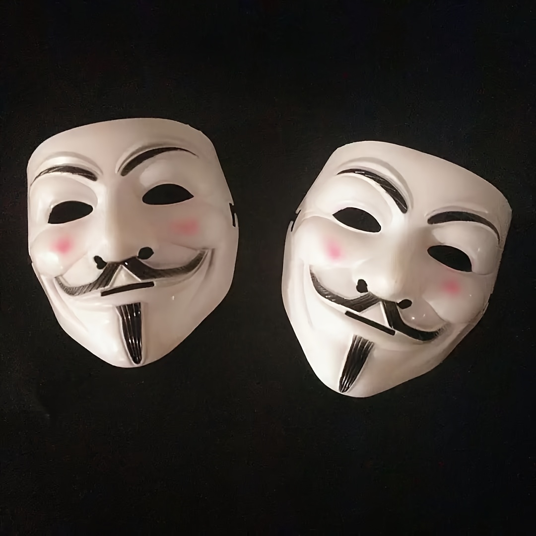 V For Vendetta Halloween Masquerade Non Rebreather Mask - Perfect For - Foto 11