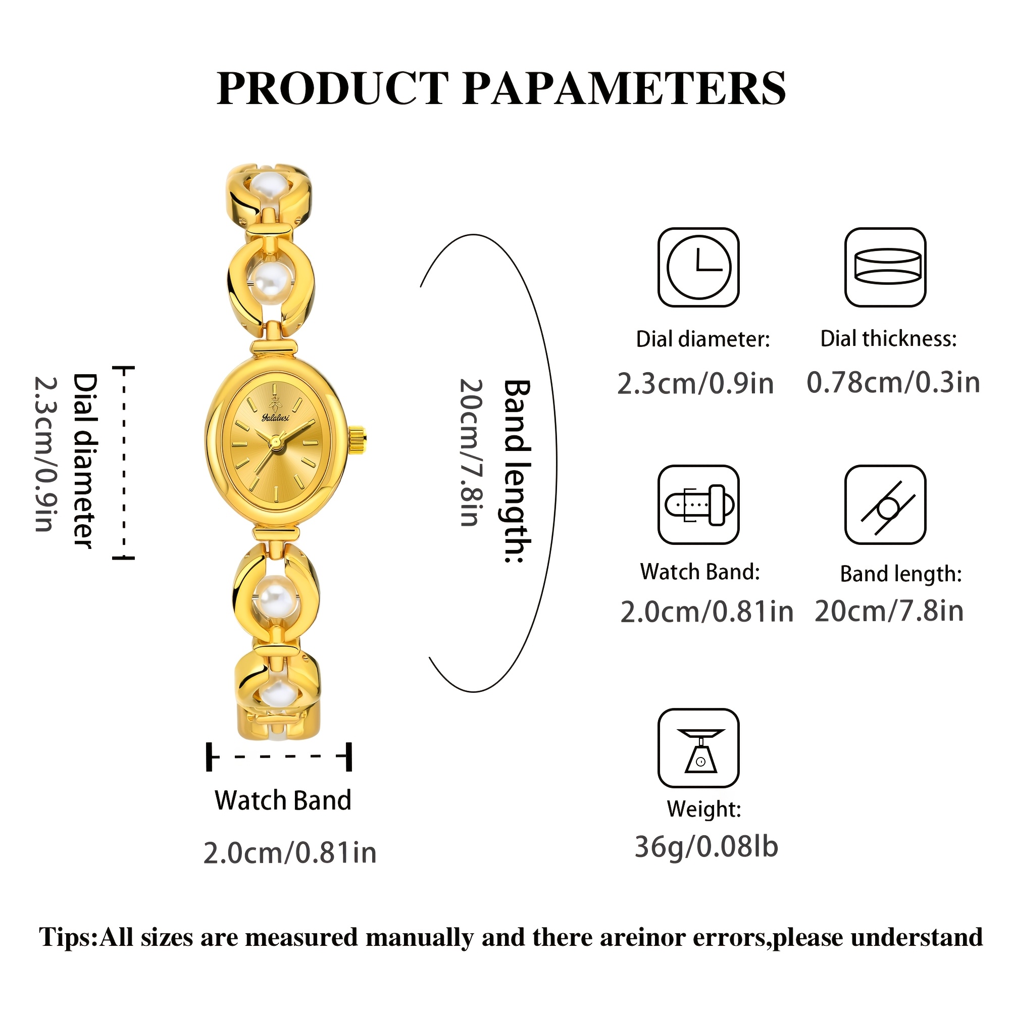 Women's Elegant Luxury Golden Quartz Watch