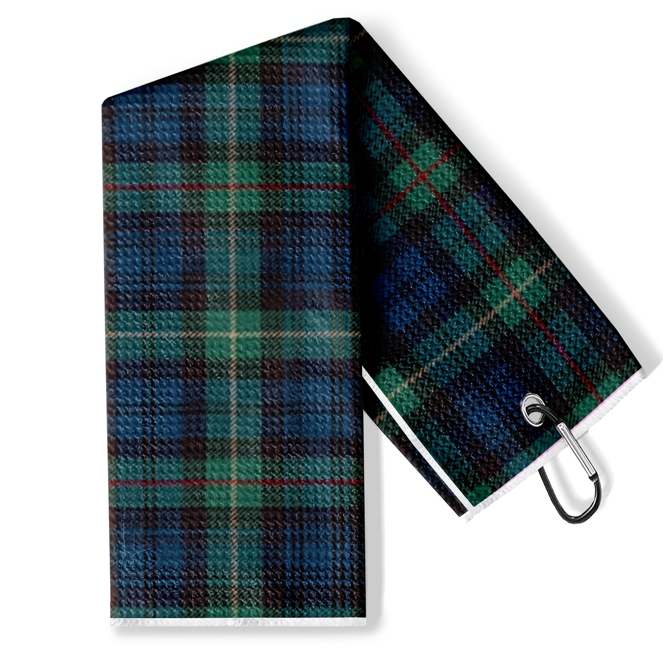 TEMU Golf Towel, Featuring Checkered Pattern. A Accessory Designed For Golfers, Made With High-quality Materials. Ideal For Maintaining And Cleaning