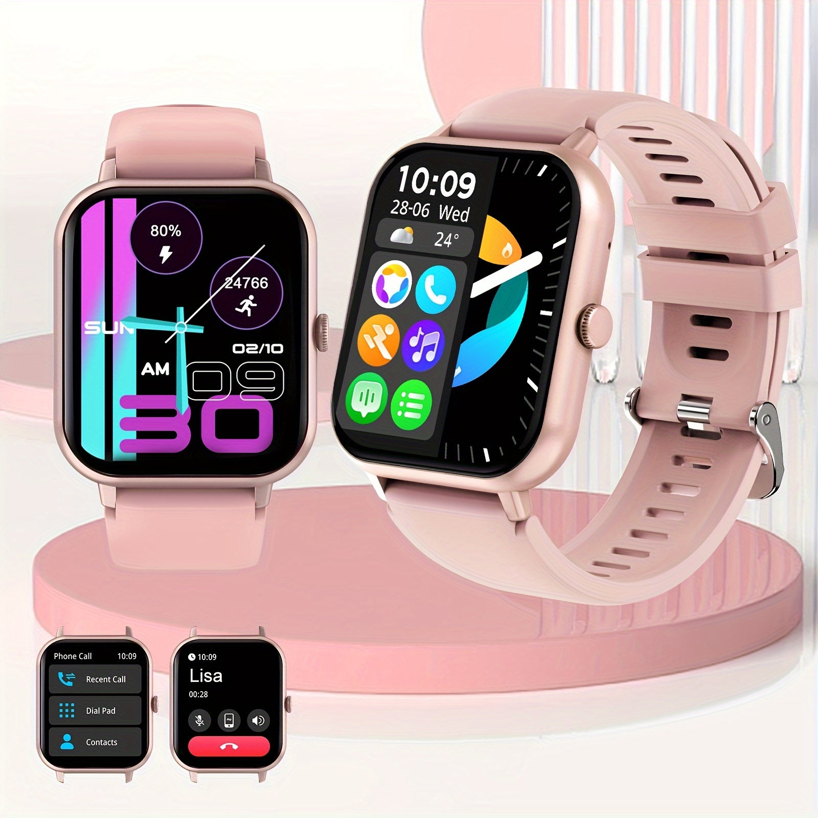 Montre Connectée Appel/numérotation Sans Fil Modes Temu France