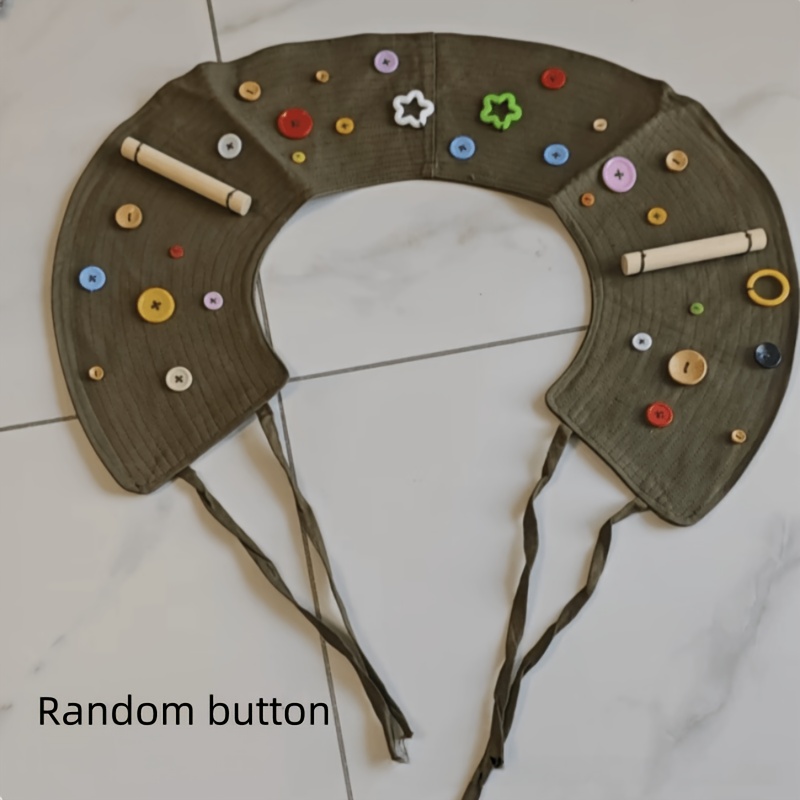 TEMU Veste pour oiseau, boutons aléatoires ; -arrachage pour perroquet ; -mâchouillage interactif pour oiseau ; Facile à nettoyer ; Support d'épaule.