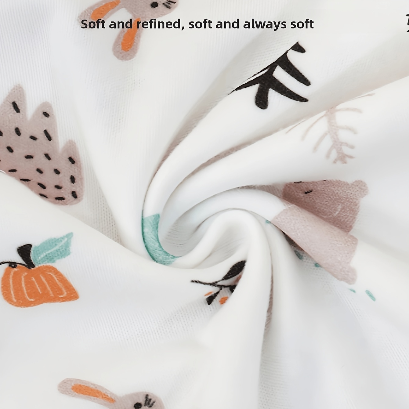 1pc Baby Swaddle Blanket, Adhesive Design 100% Polyester Fiber Material Soft And Skin-Friendly, Suitable for 0-2 Year Olds, Newborn Essential