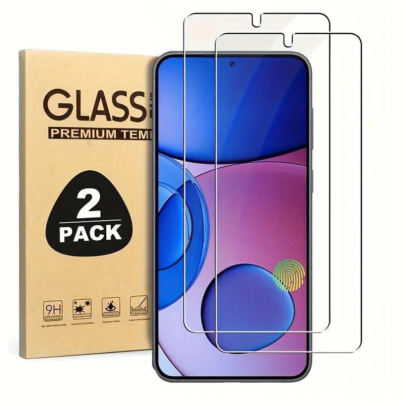 

2-piece Set For Samsung Galaxy S24 Supports Fingerprint Unlocking, 9h High-definition Transparent, Bubble Free, Scratch Resistant, And Collision Resistant Tempered Glass Screen Protector