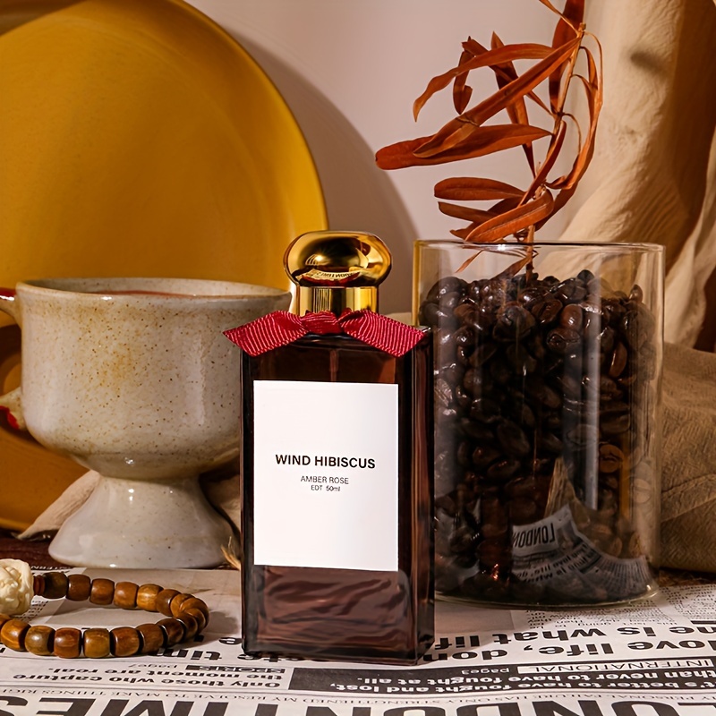 

Parfum pour femmes de 50 ml, avec un parfum d'ambre et de rose rafraîchissant et longue durée, idéal pour les rendez-vous et la vie quotidienne, un cadeau parfait pour elle.