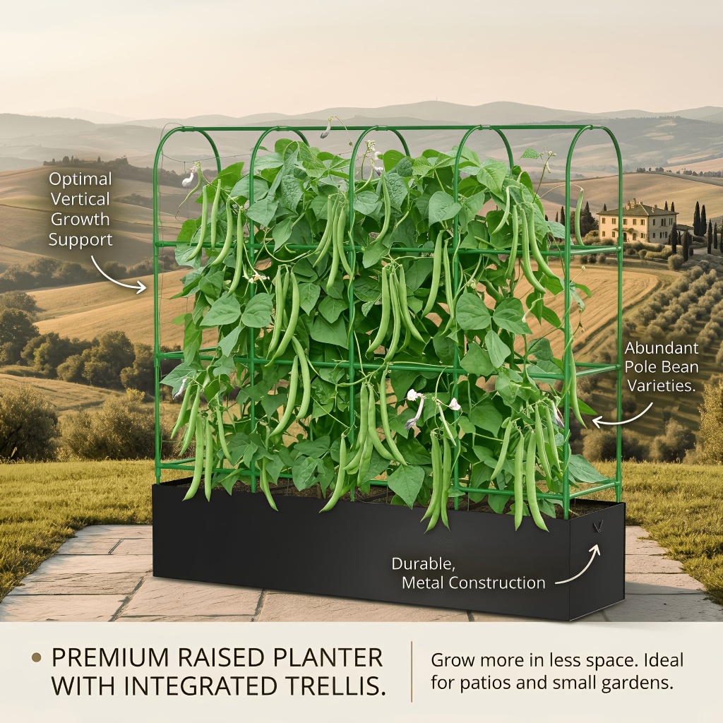 63x64in Cucumber Trellis With Grow Bag, U-shaped Trellis For Climbing Plants, Metal Garden Arch Trellis With Net, Fruit Flower Support For Climbing Plants, , Grapes, And Vines In Outdoor Gardens