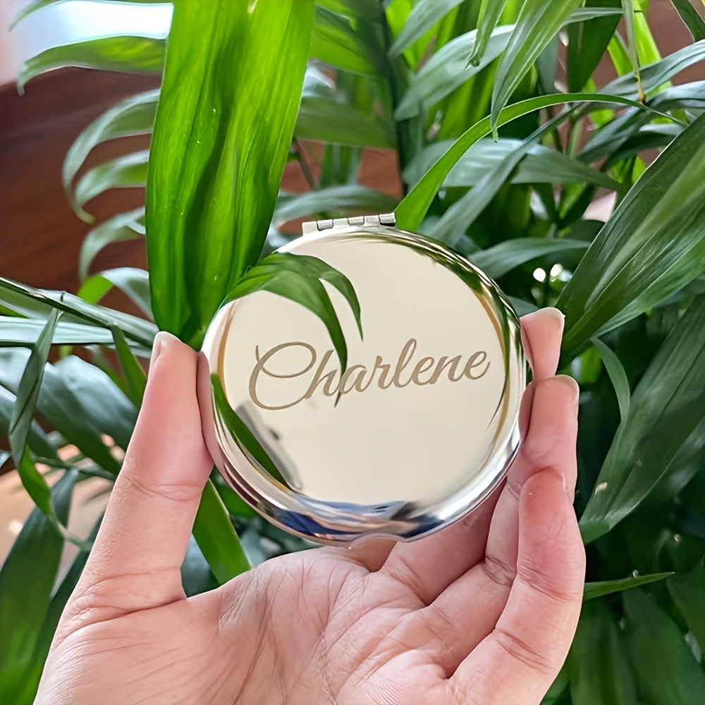 TEMU Un personnalisé incroyable, en acier inoxydable , avec un design pliable et parfum, parfait pour votre coiffeuse. Il a un thème de et est un