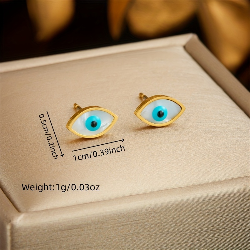Boho Retro Eye Golden Stainless Set
