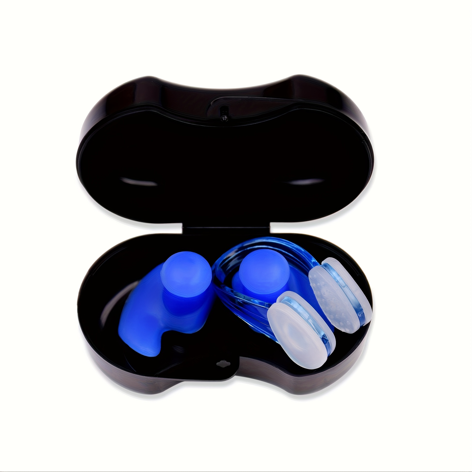 swimming nose clip and earplug set with silicone nose   kit outdoor   gear