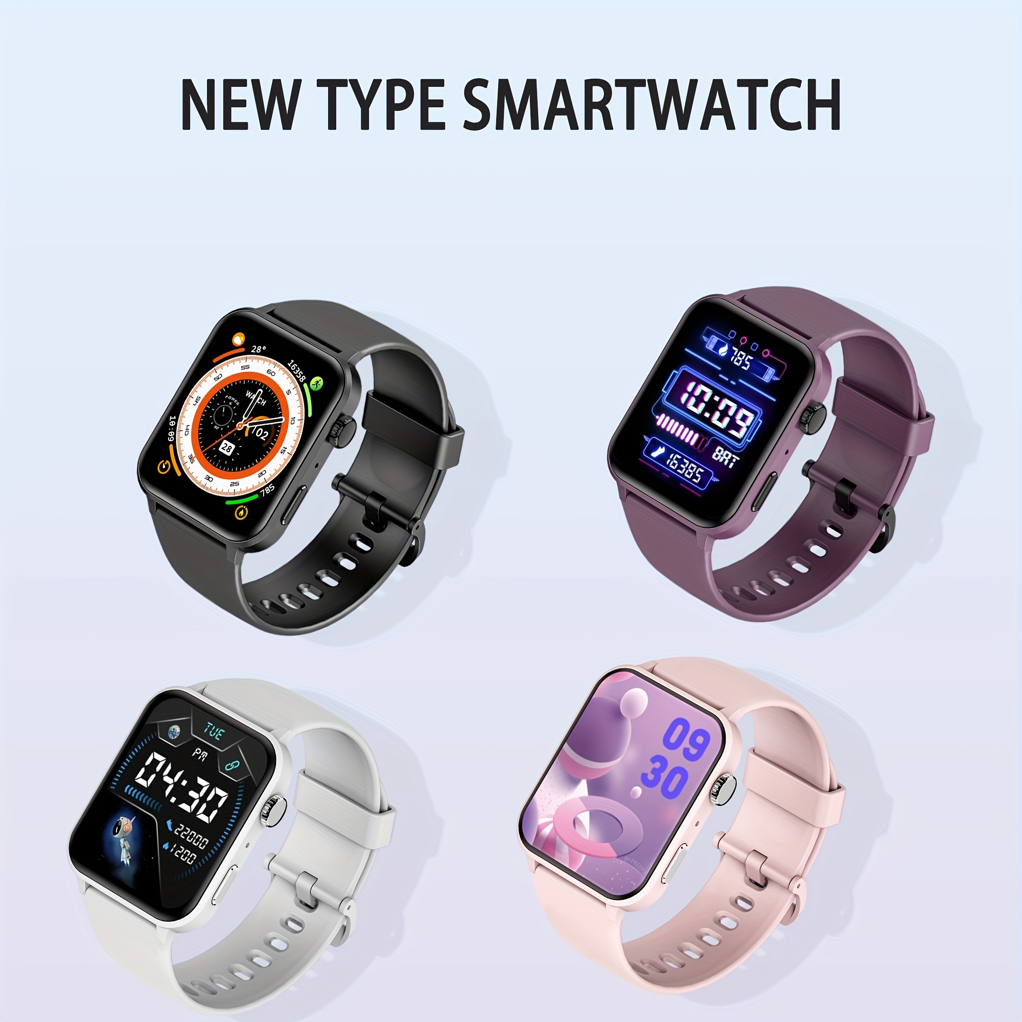 smartwatch for man women call answer dial   assistant   83 inch sports smartwatch fitness tracking monitor with pedometer calorie distance   valentines day gift birthday gift Product details 11