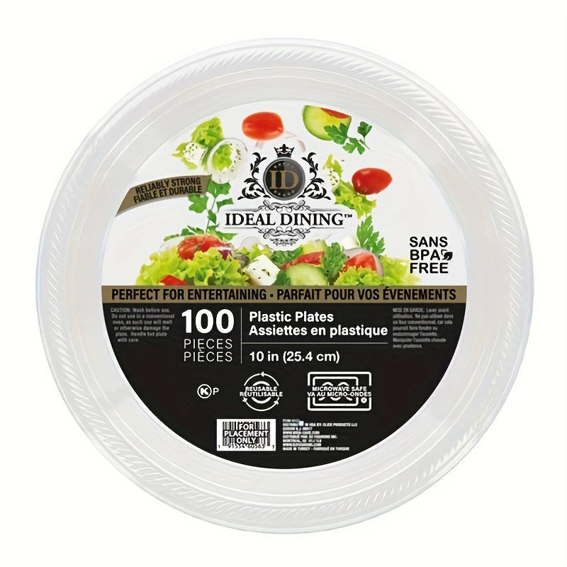 

10 Inch Plastic Dining Plate