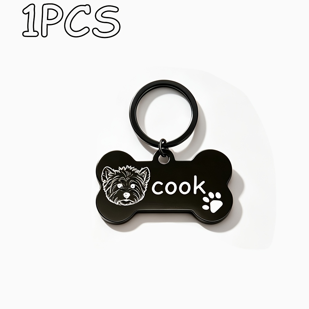 Custom Bone-Shaped Pet Keychain, Everyday Key/Bag Charm